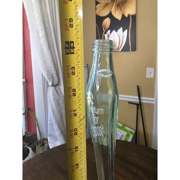 Vintage Rare Stretched Coke 12oz Glass Bottle 24" Tall Coca Cola Executive Gift - Picture 3 of 16